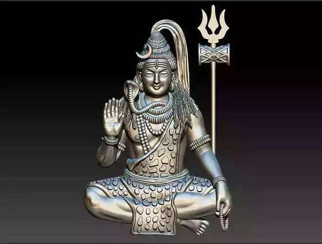 LORD SIVA PENDENT 3D print model