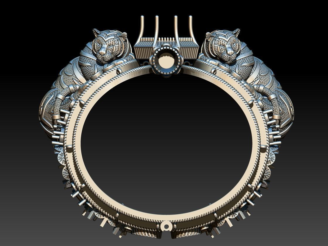 BENGAL BRACELET  3D print model_3