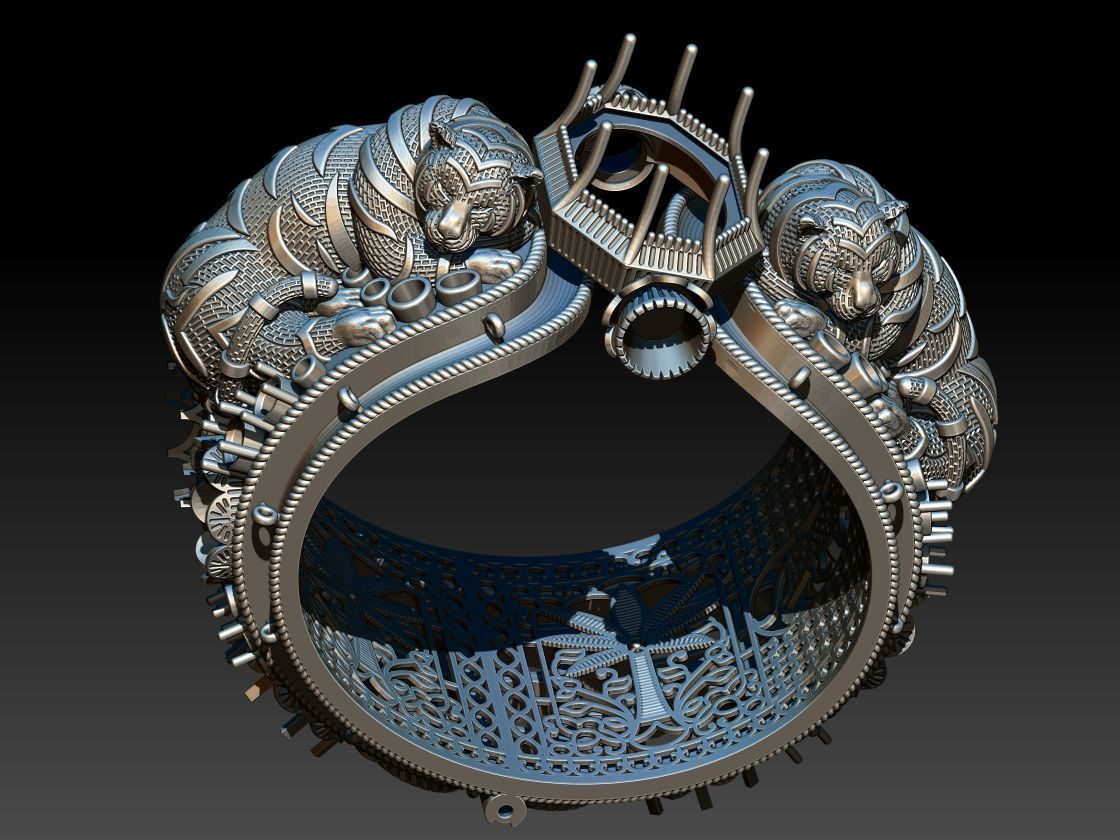 BENGAL BRACELET  3D print model_1