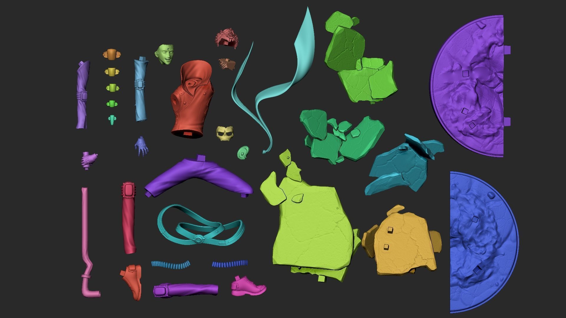 Ryuji Sakamoto - Skull - Persona 5 3D print model_3