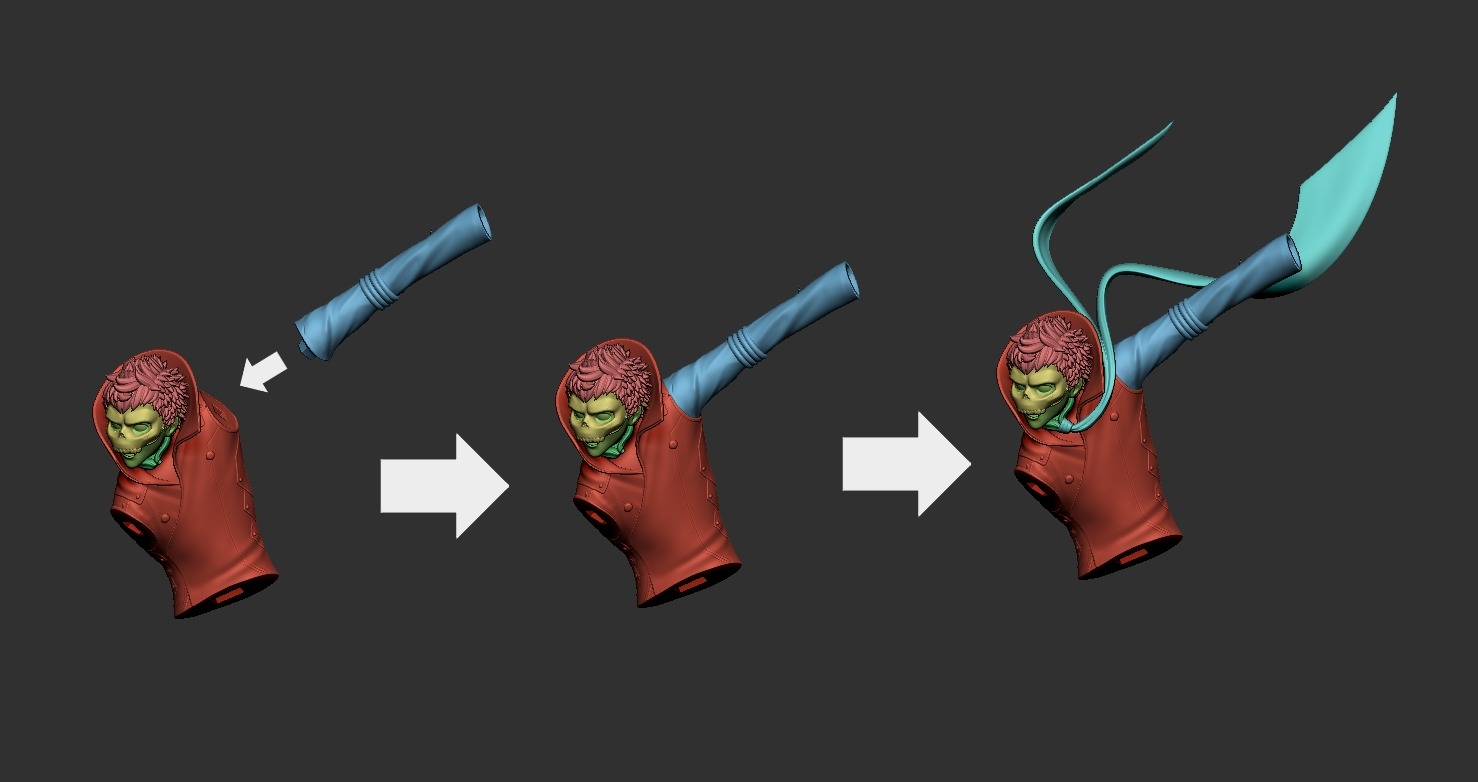 Ryuji Sakamoto - Skull - Persona 5 3D print model_9