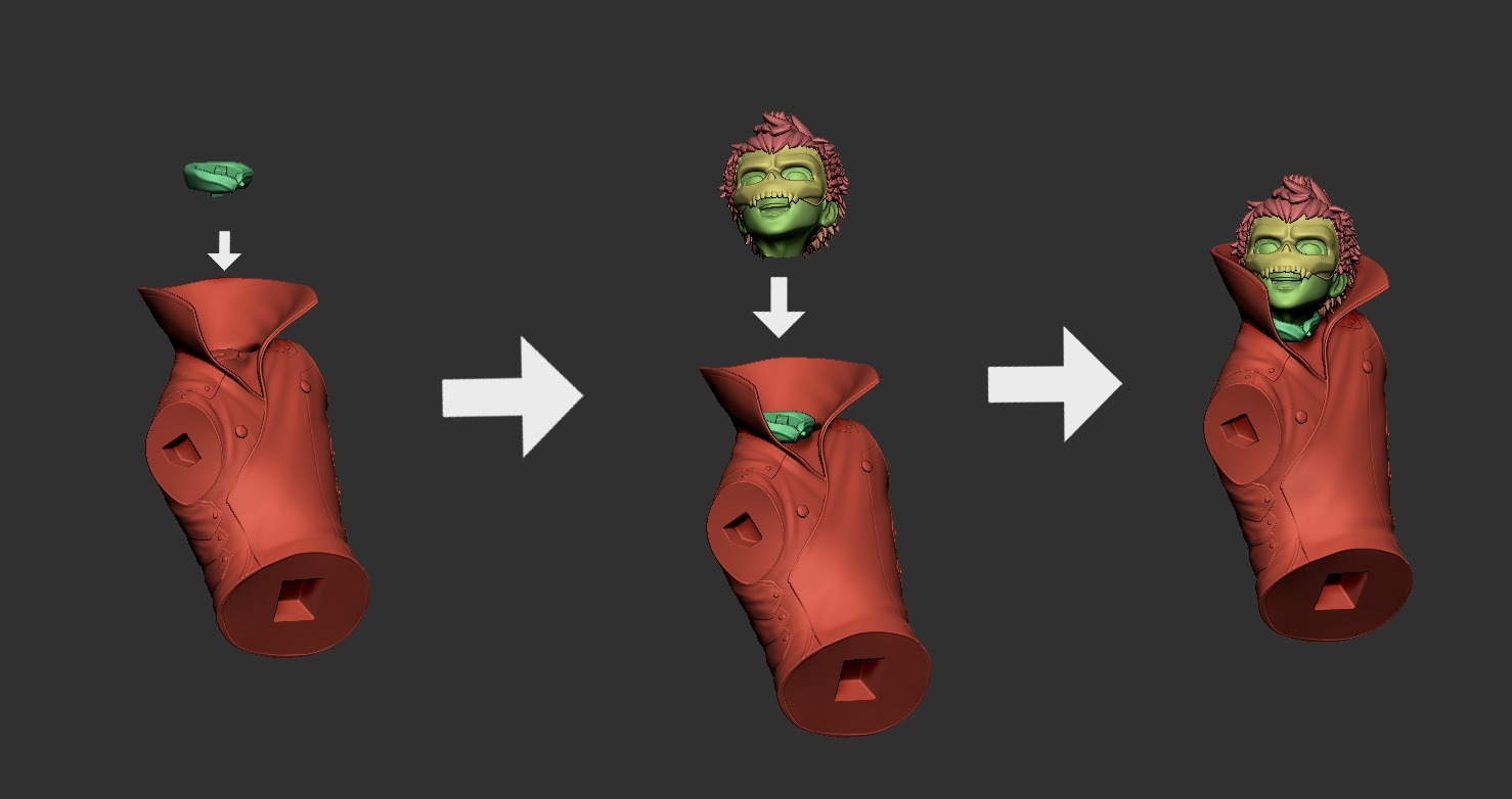 Ryuji Sakamoto - Skull - Persona 5 3D print model_8