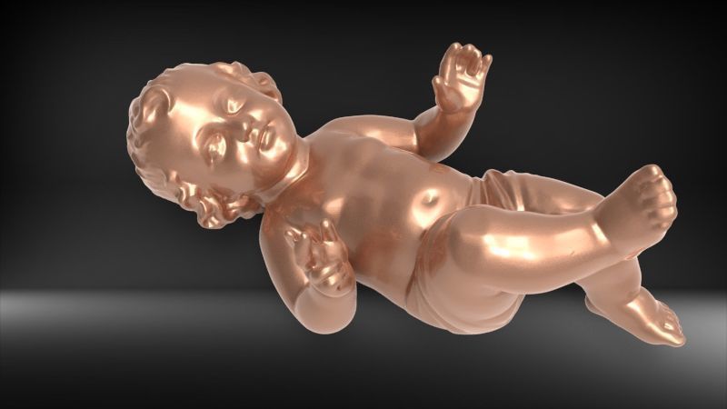 Infant Jesus 3D print model_5