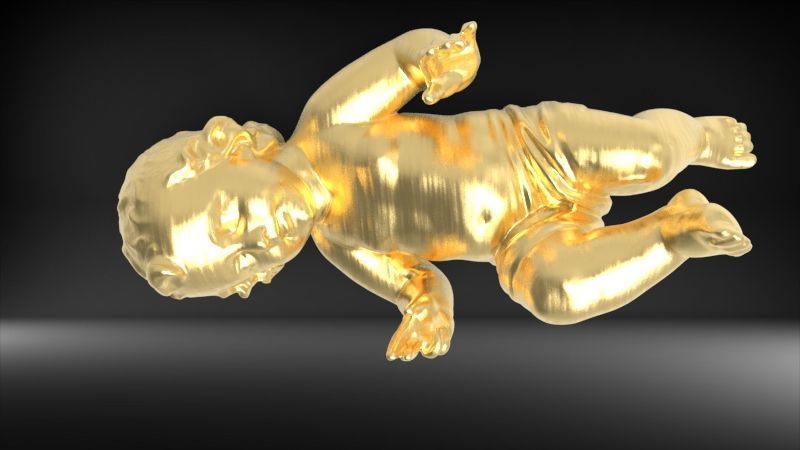 Infant Jesus 3D print model_10