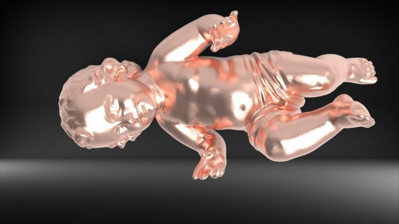 Infant Jesus 3D print model_9