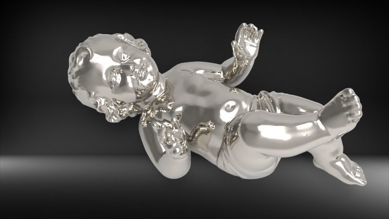 Infant Jesus 3D print model_3