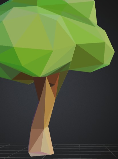 Low-Poly Tree Variant Low-poly 3D model_3