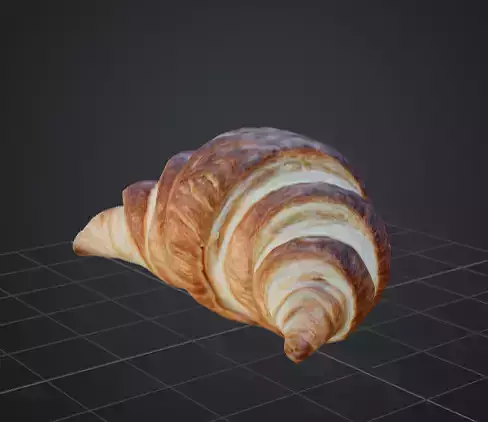 3D Croissant - Classic Pastry