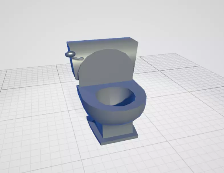 Toilet 3D model_0