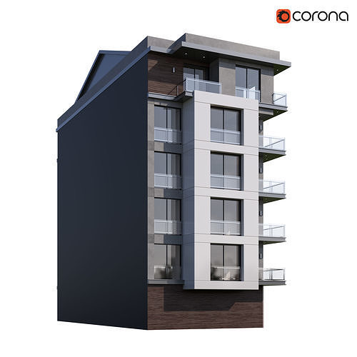 Modern Apartment 3 3D model 6