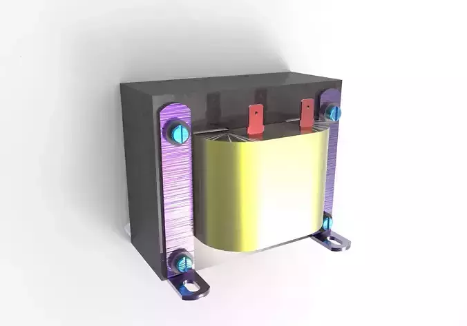 Electric transformer 250v ac to ac Converter 3D print model