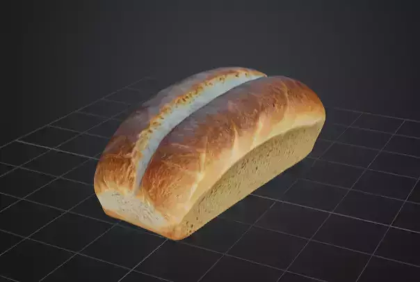 3D Loaf of Bread