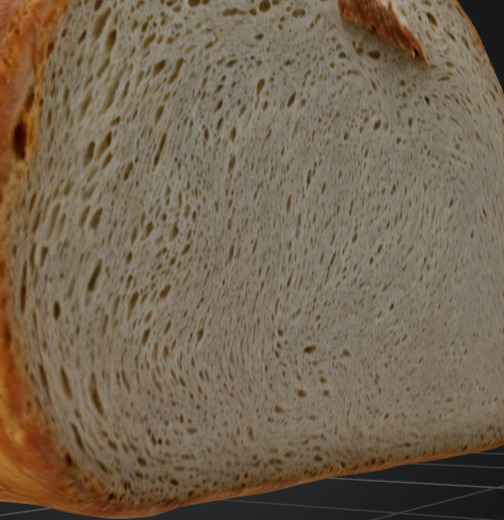 3D Sliced Bread 3D model_4