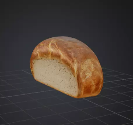 3D Sliced Bread 3D model_0