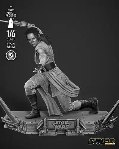 STAR WARS Rey Sculpture
