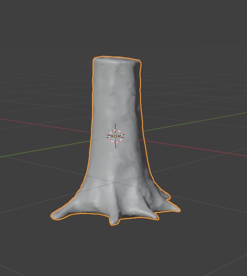 Realistic Tree Stump 3D model_4