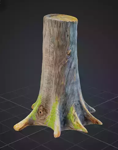 Realistic Tree Stump