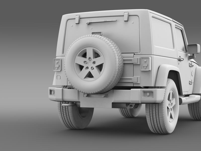 Jeep Wrangler Arctic 2012 3D model_15