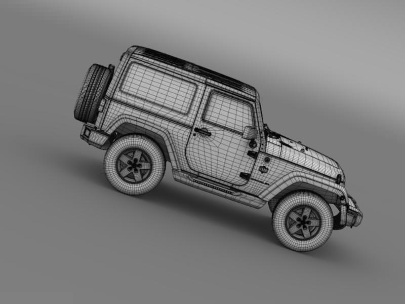Jeep Wrangler Arctic 2012 3D model_19