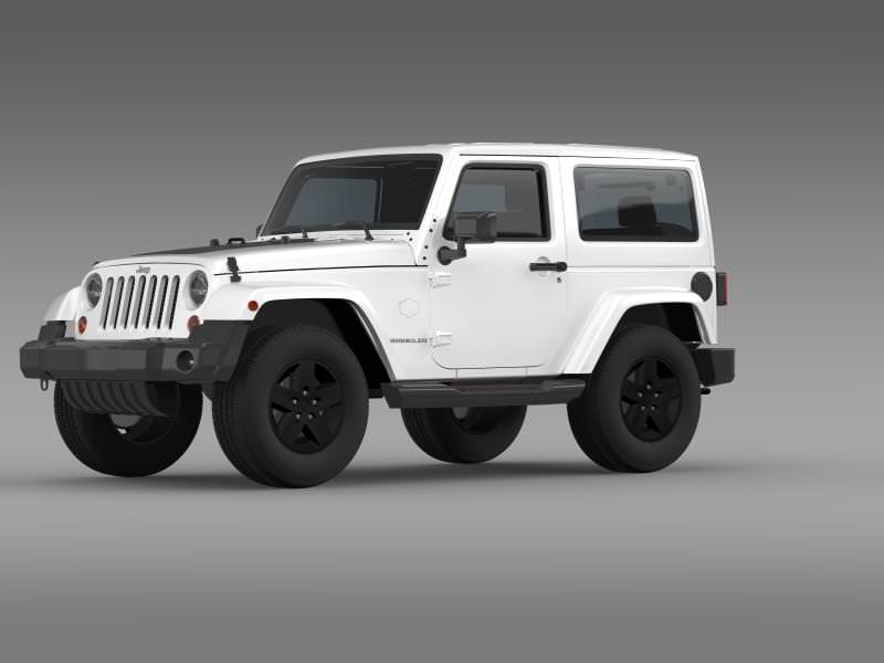 Jeep Wrangler Arctic 2012 3D model_4
