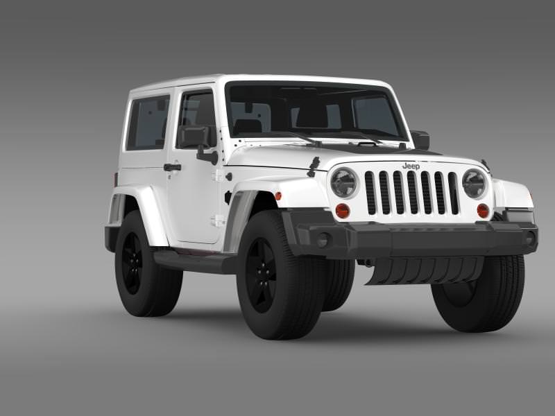 Jeep Wrangler Arctic 2012 3D model_12