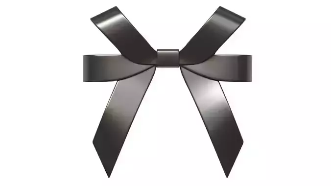 Christmas Bow Ribbon 58 Low-poly 3D model
