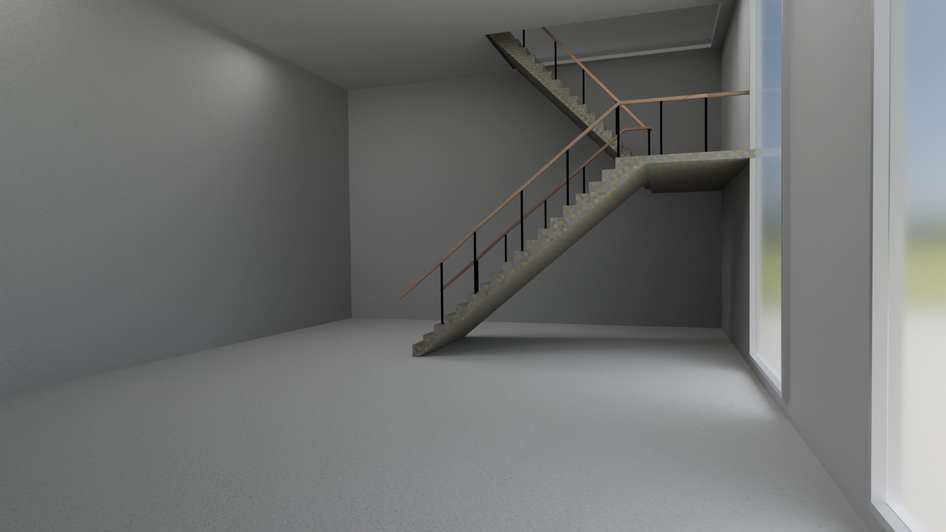 White Villa 3D model_4