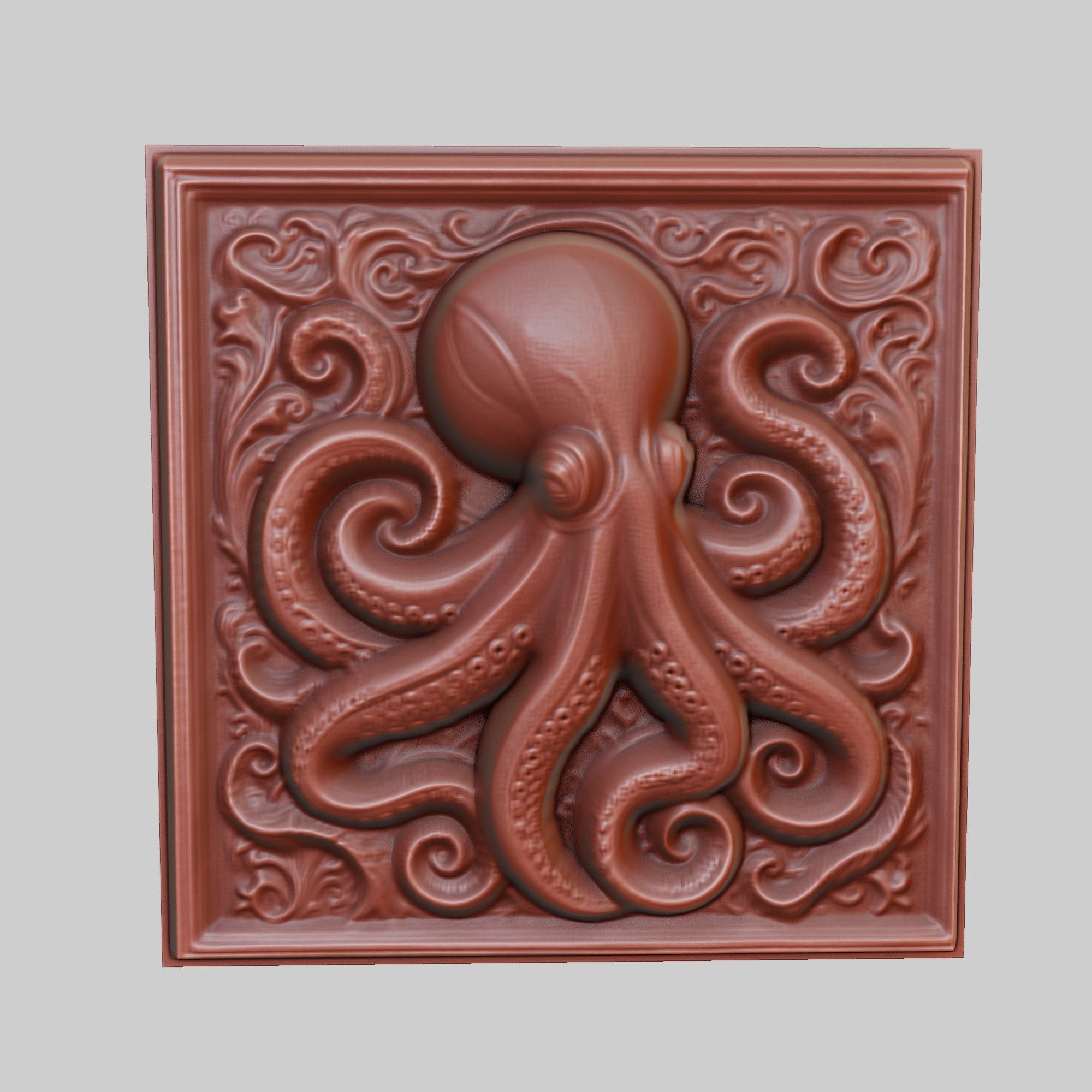 Octopus Animal 3D print model_2
