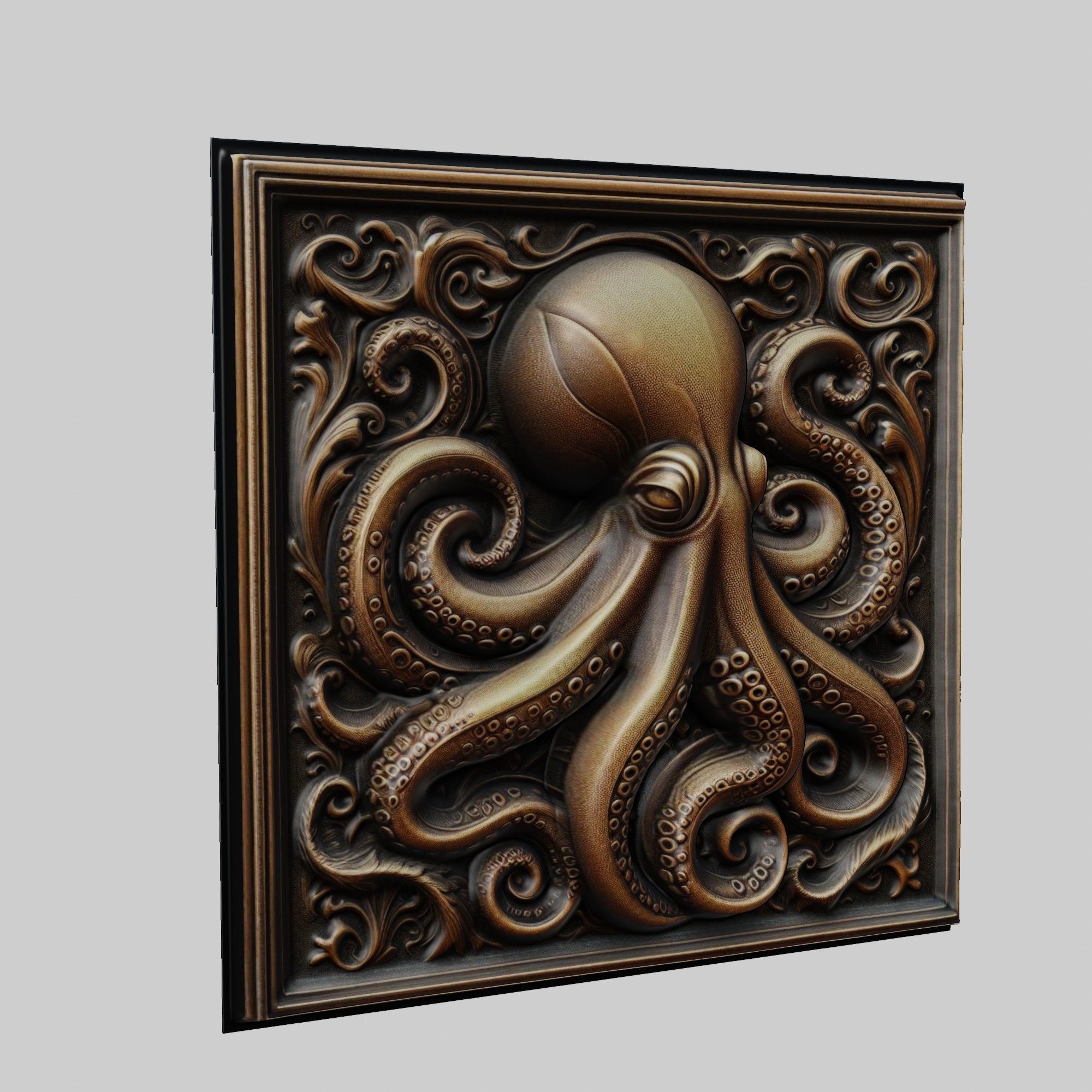 Octopus Animal 3D print model_1