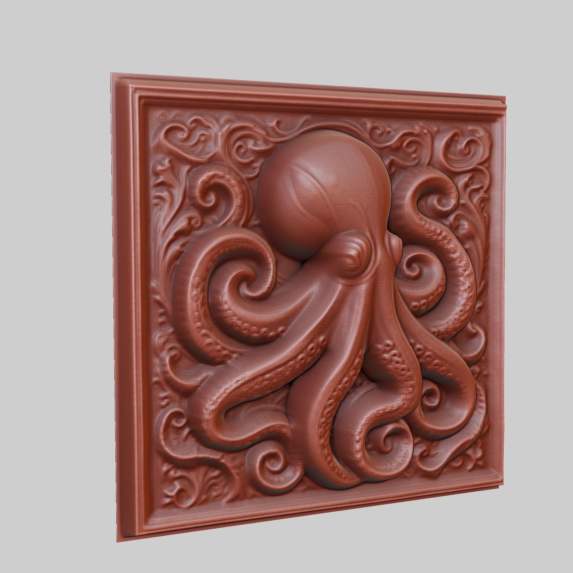 Octopus Animal 3D print model_3
