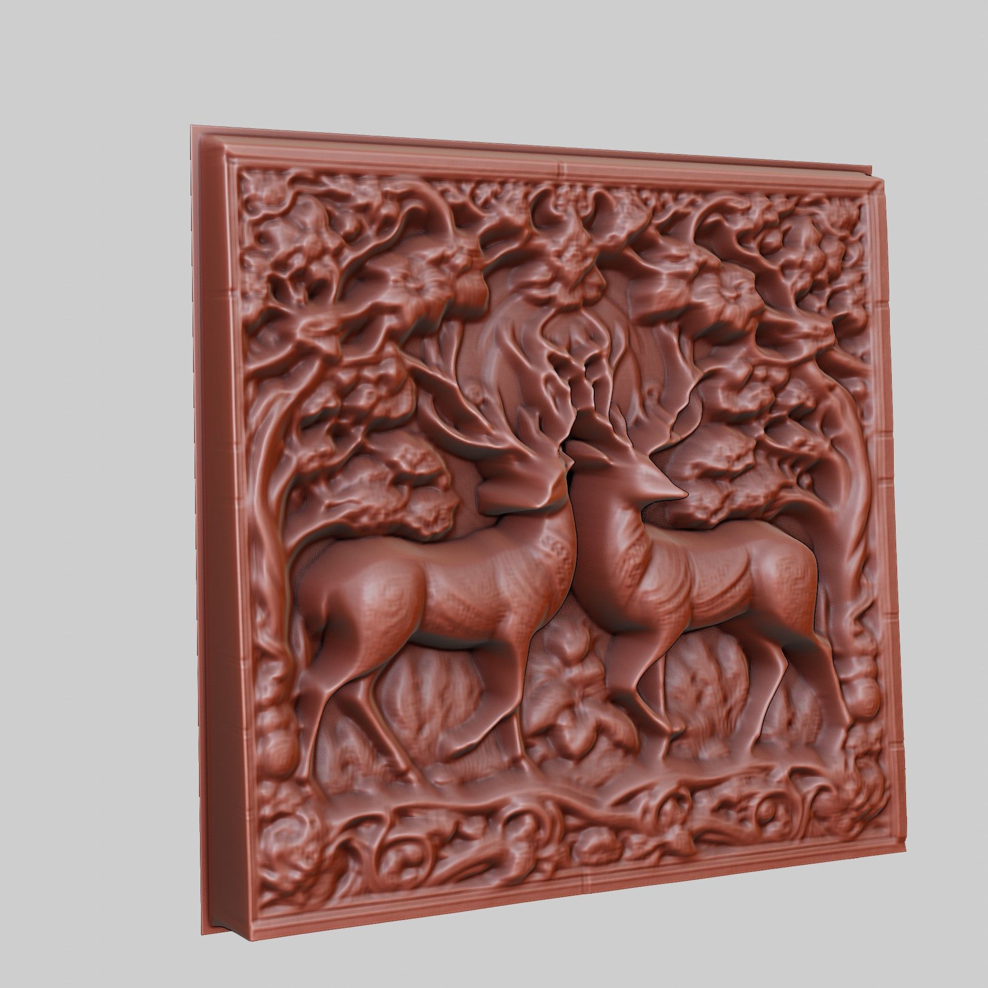 Fallow Deer Animal 3D print model_3