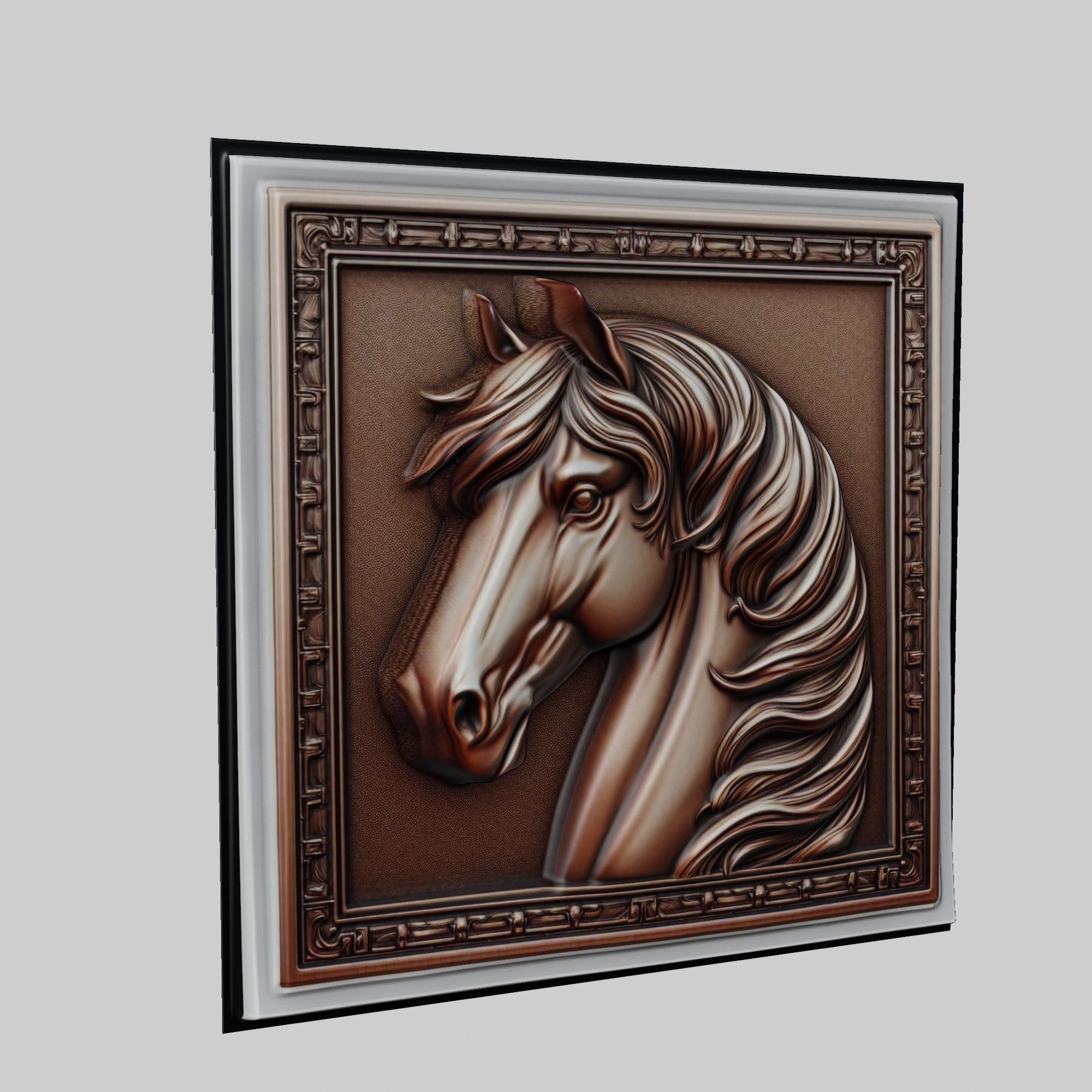 Horse Animal 3D print model_1