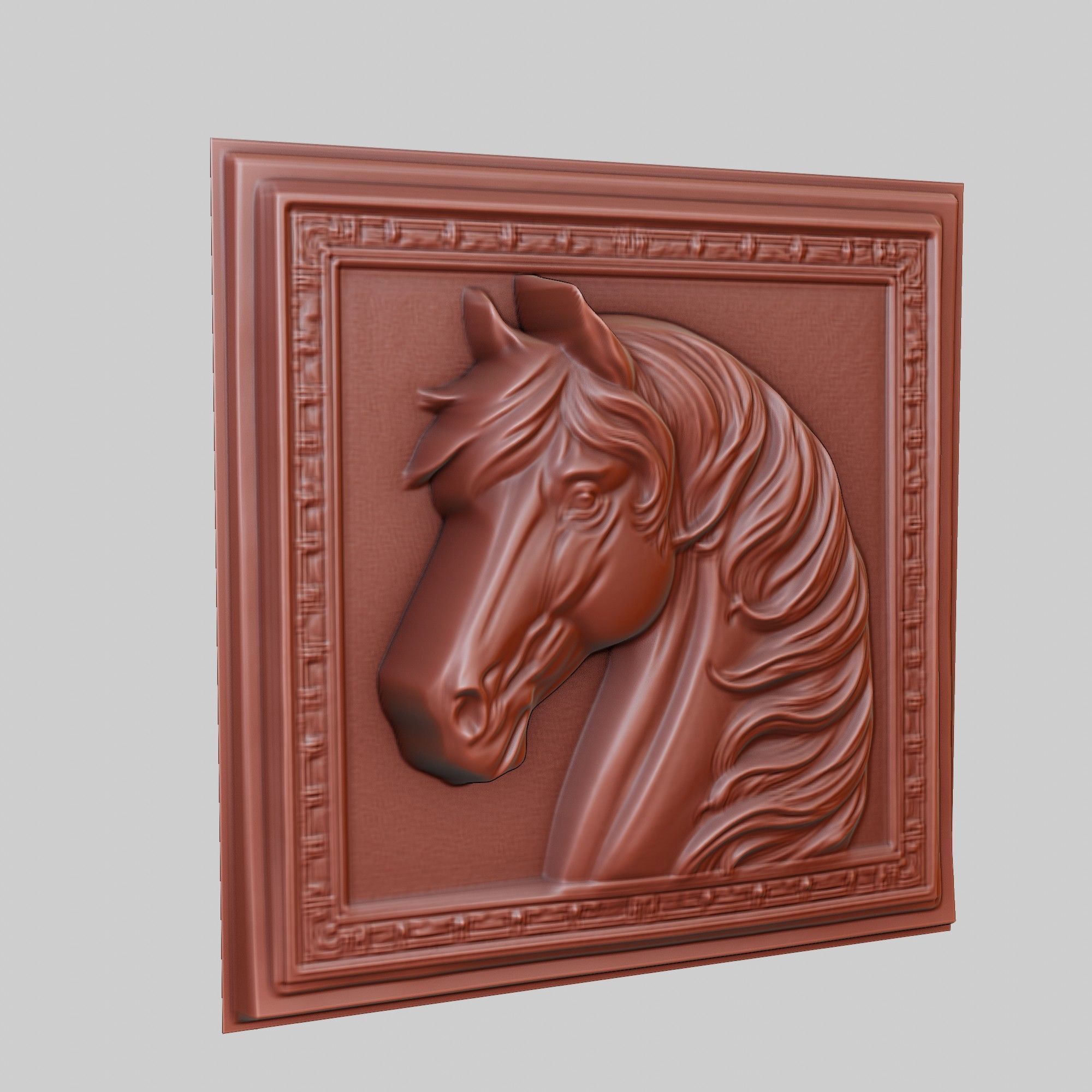 Horse Animal 3D print model_3