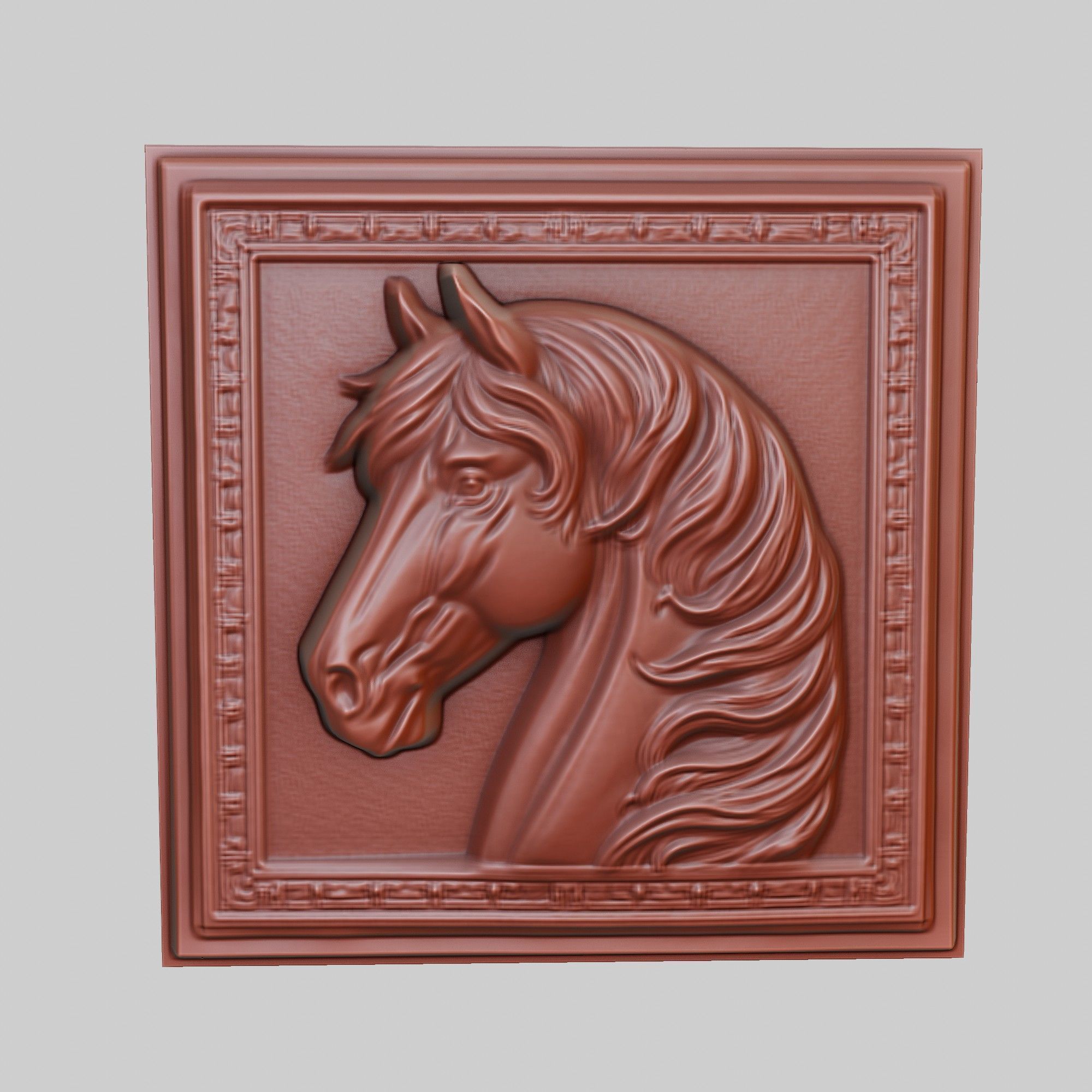 Horse Animal 3D print model_2