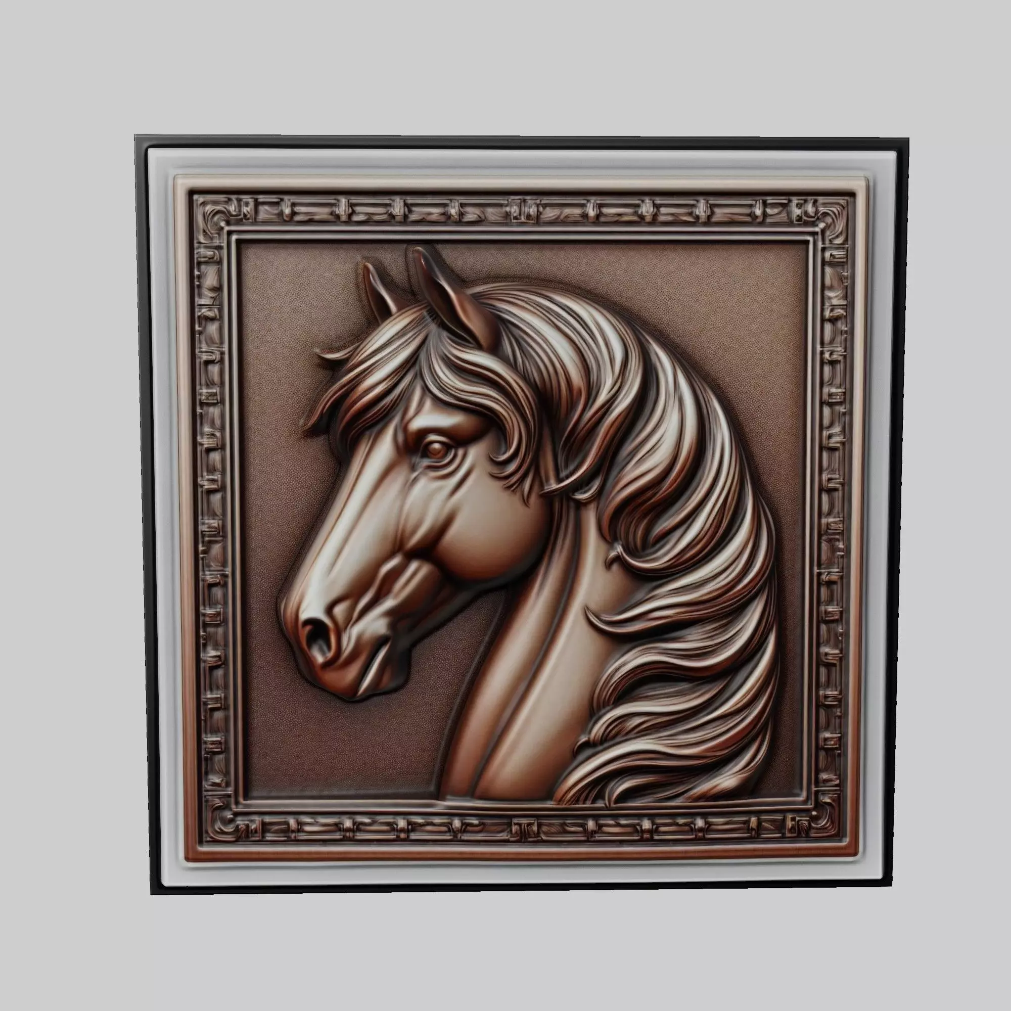 Horse Animal 3D print model_0