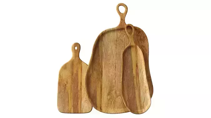 Mango wood cutting board for kitchen