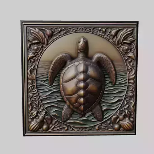 Sea Turtle Animal 3D print model