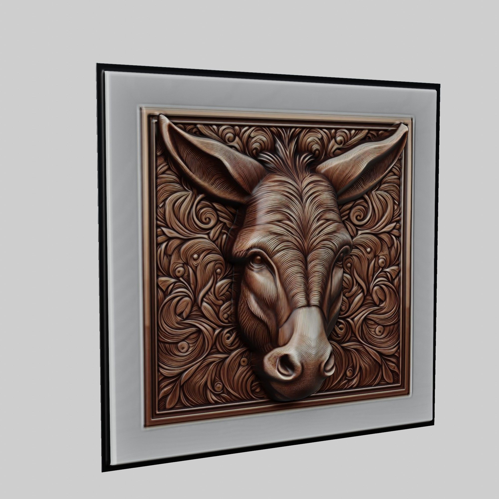Donkey Animal 3D print model_1
