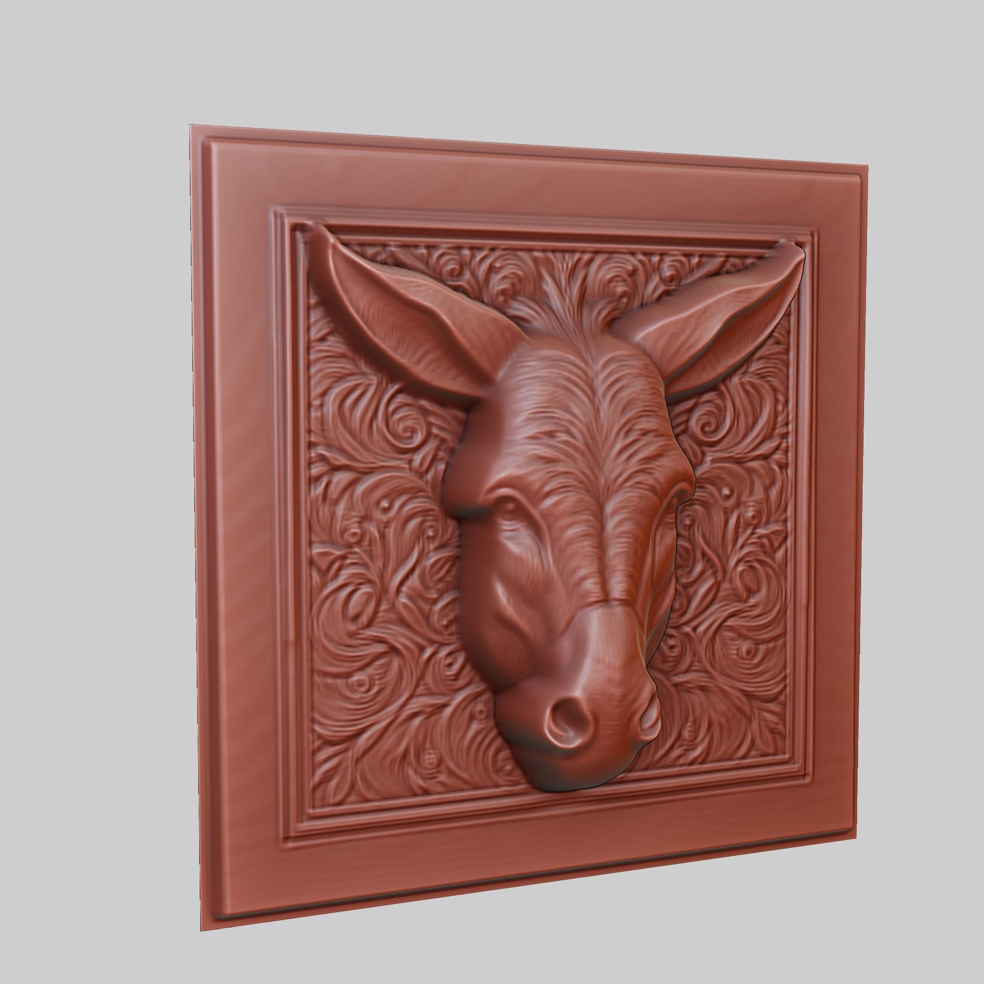 Donkey Animal 3D print model_3