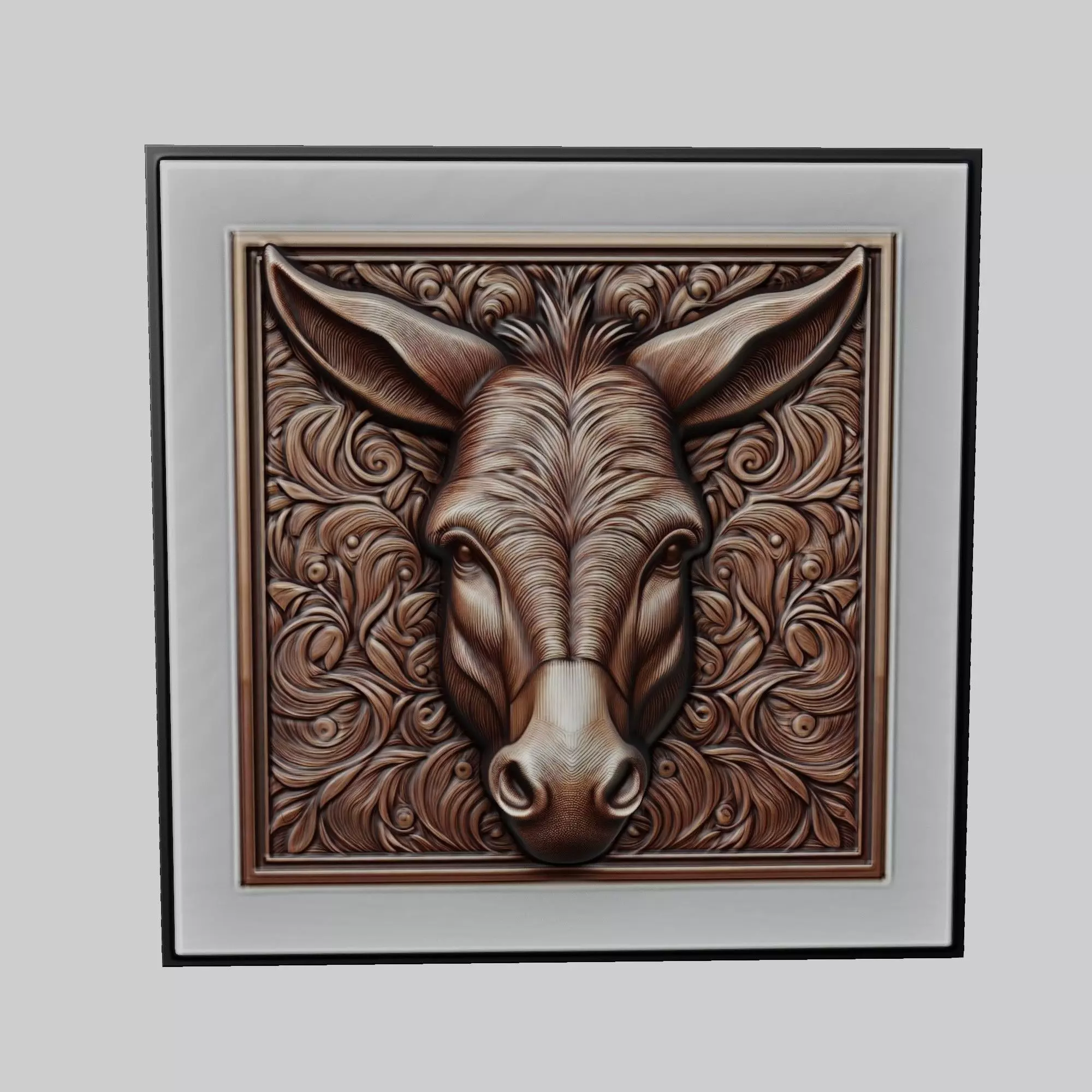 Donkey Animal 3D print model_0