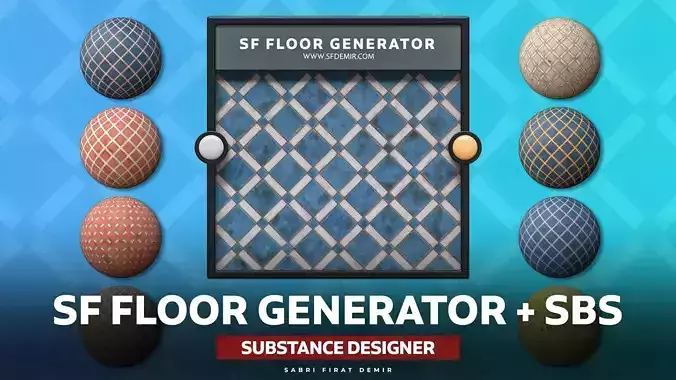 100 Percent Substance Designer SF Floor Generator