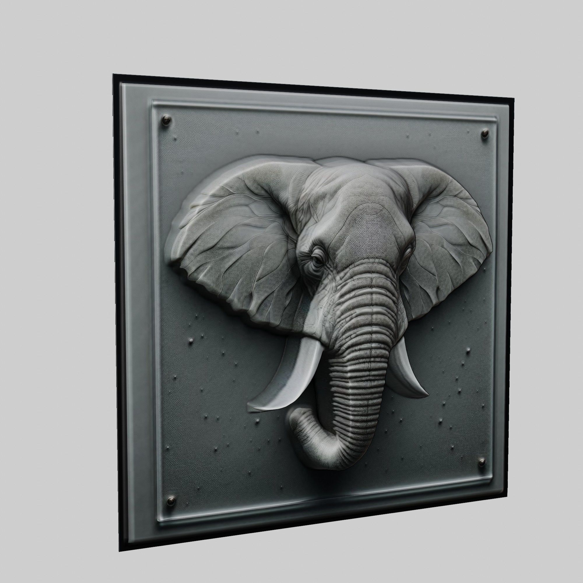 Elephant Animal 3D print model_1