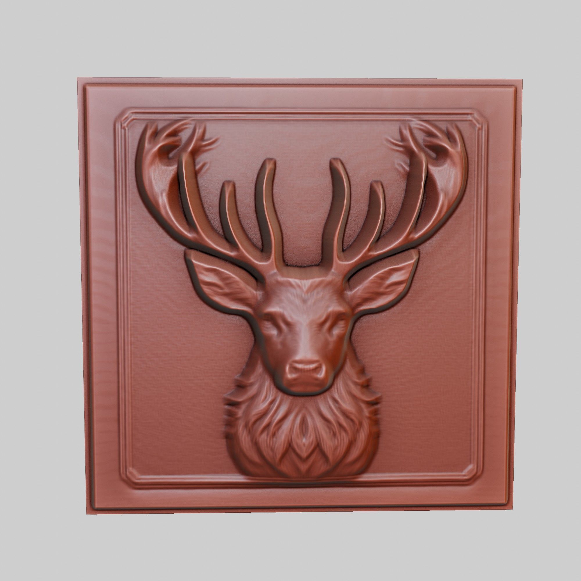 Deer Animal 3D print model_2