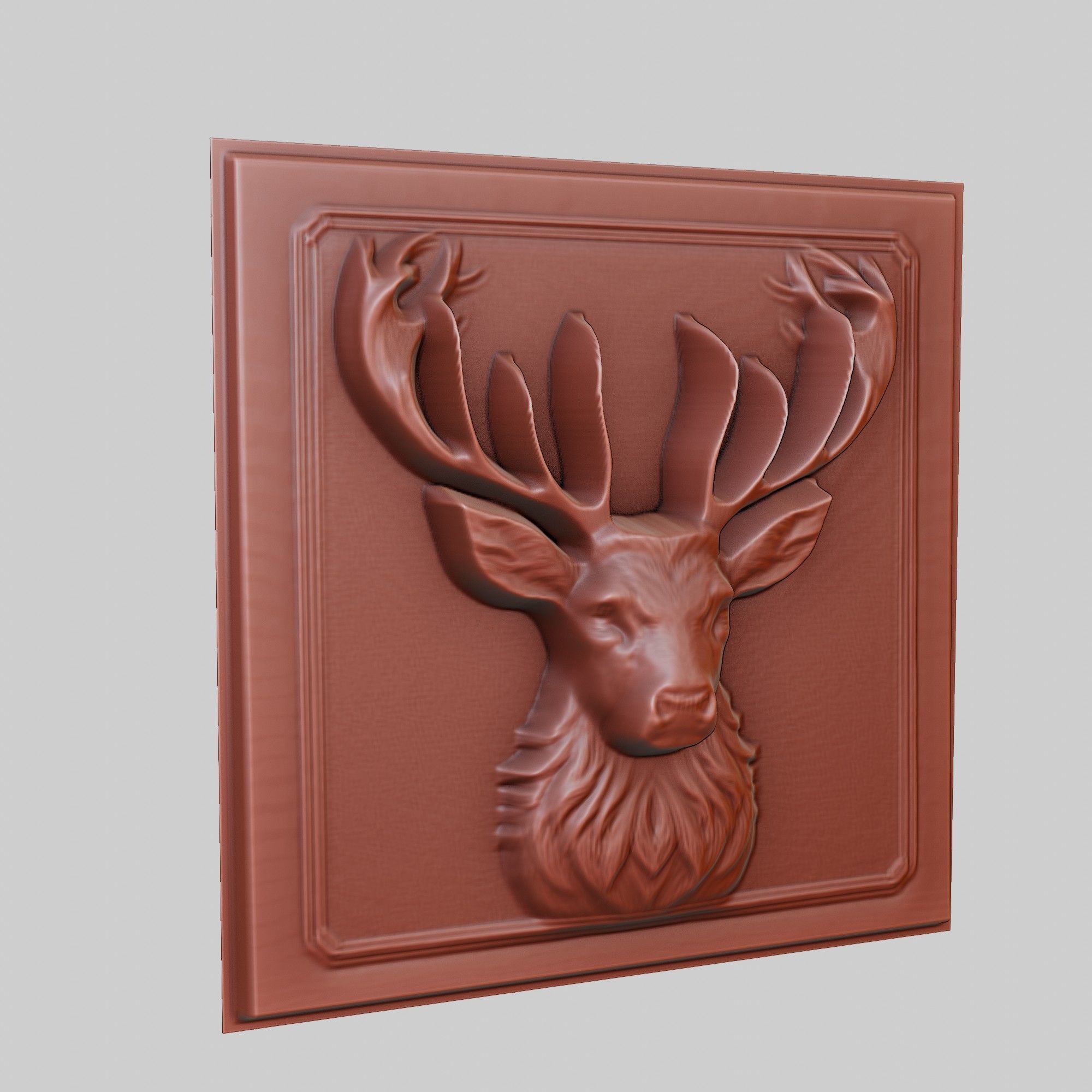 Deer Animal 3D print model_3