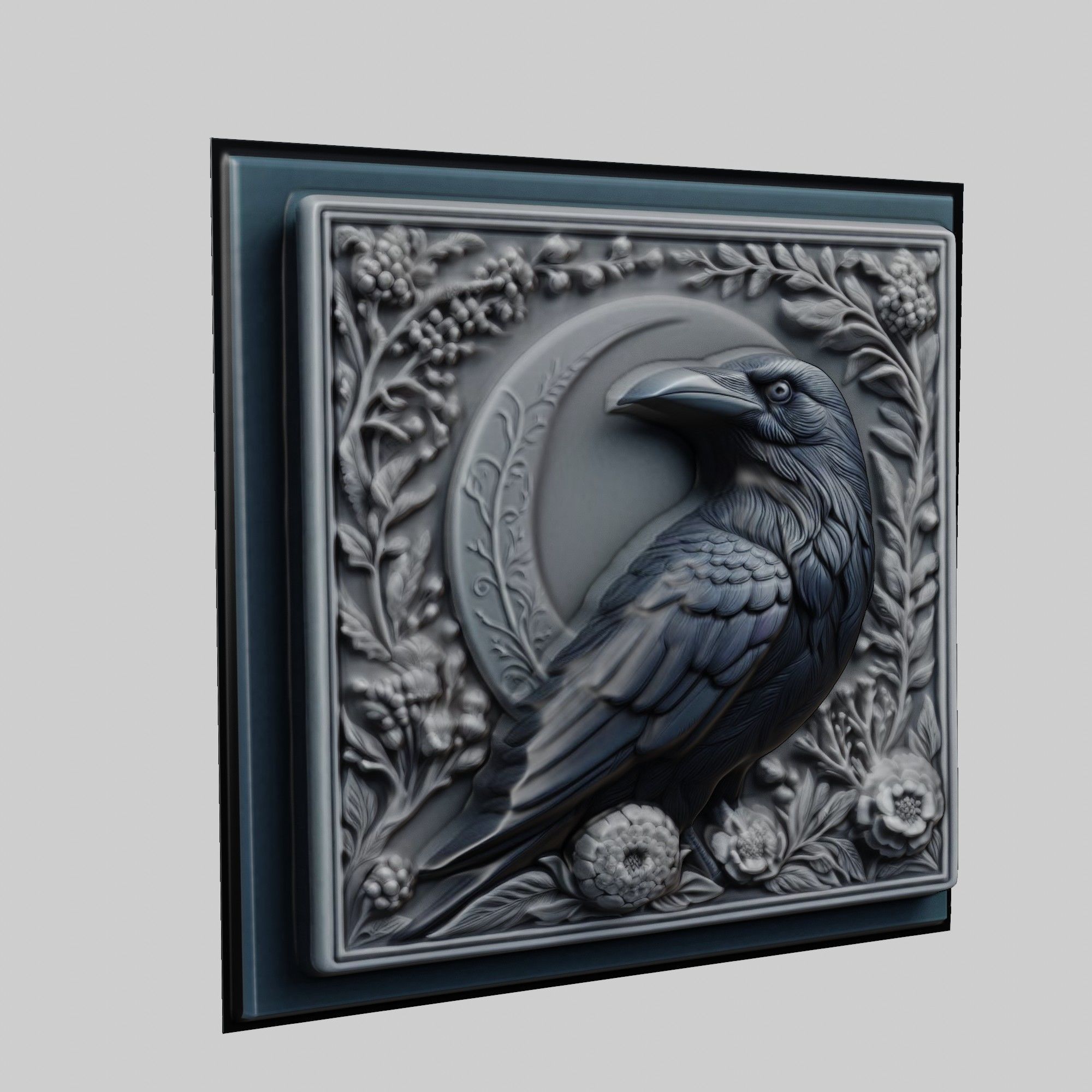 Crow Animal 3D print model_1