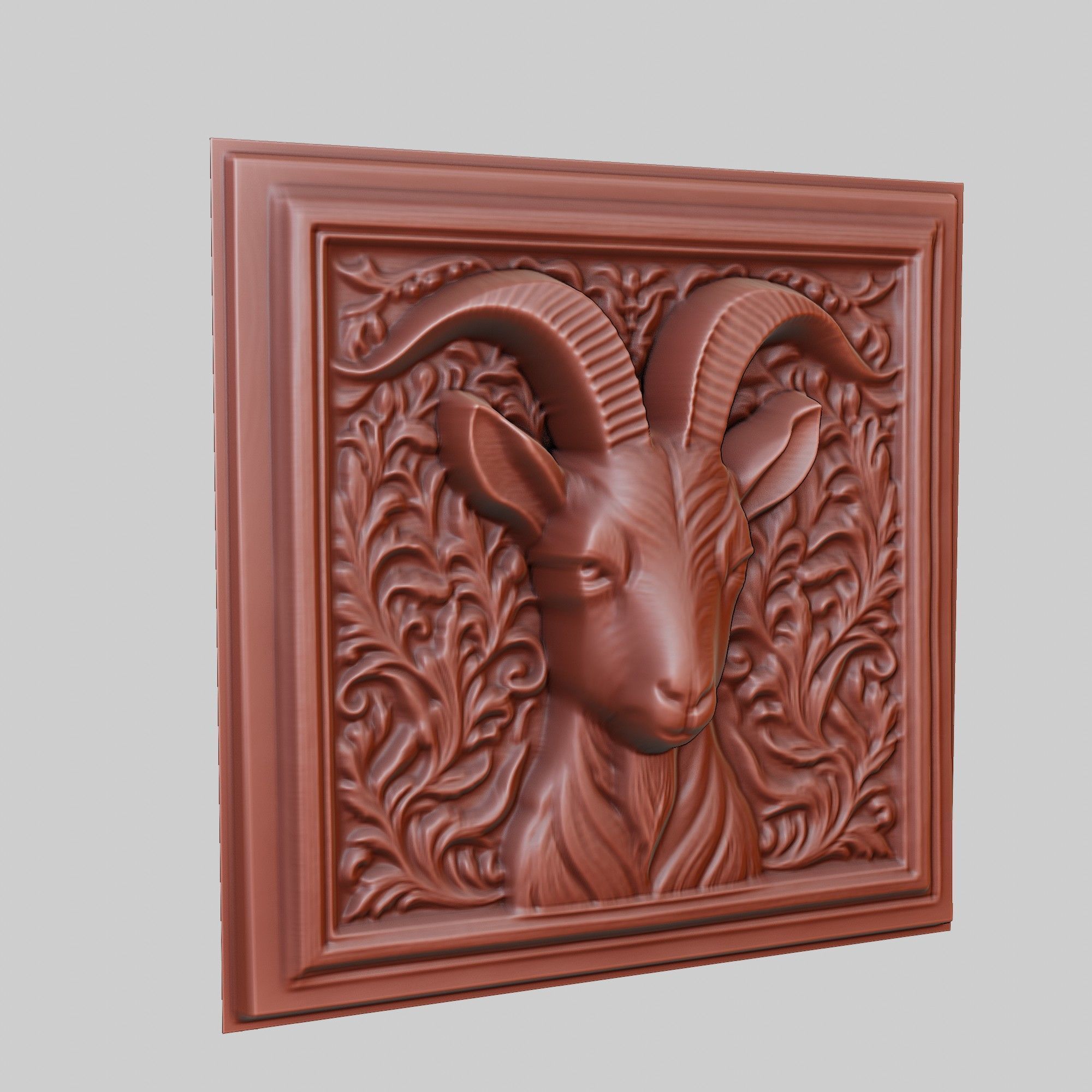 Goat Animal 3D print model_3