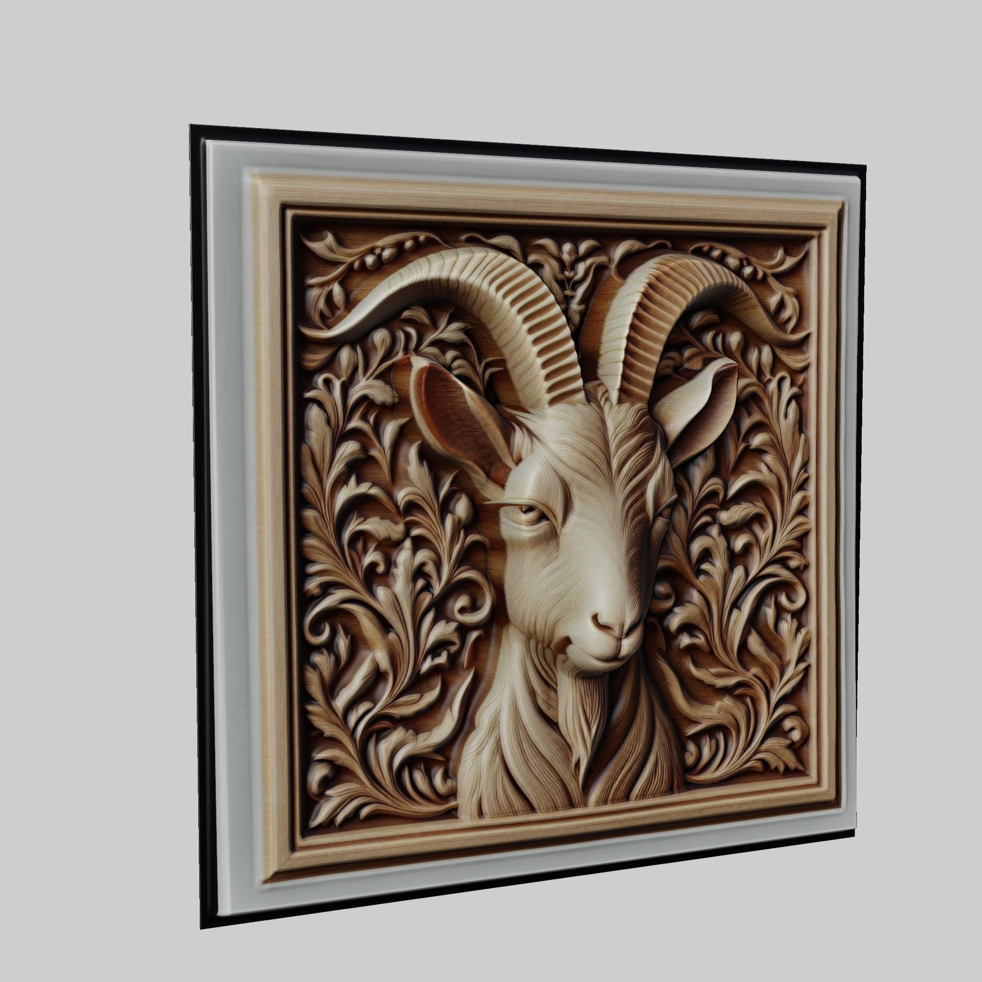 Goat Animal 3D print model_1
