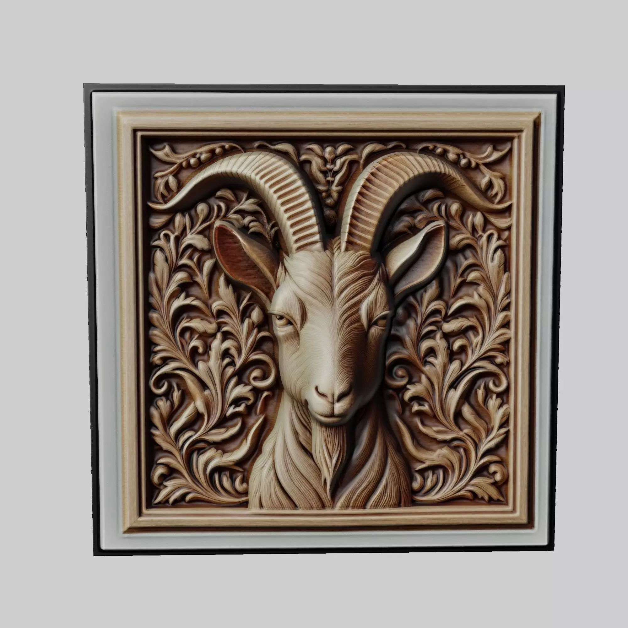 Goat Animal 3D print model_0