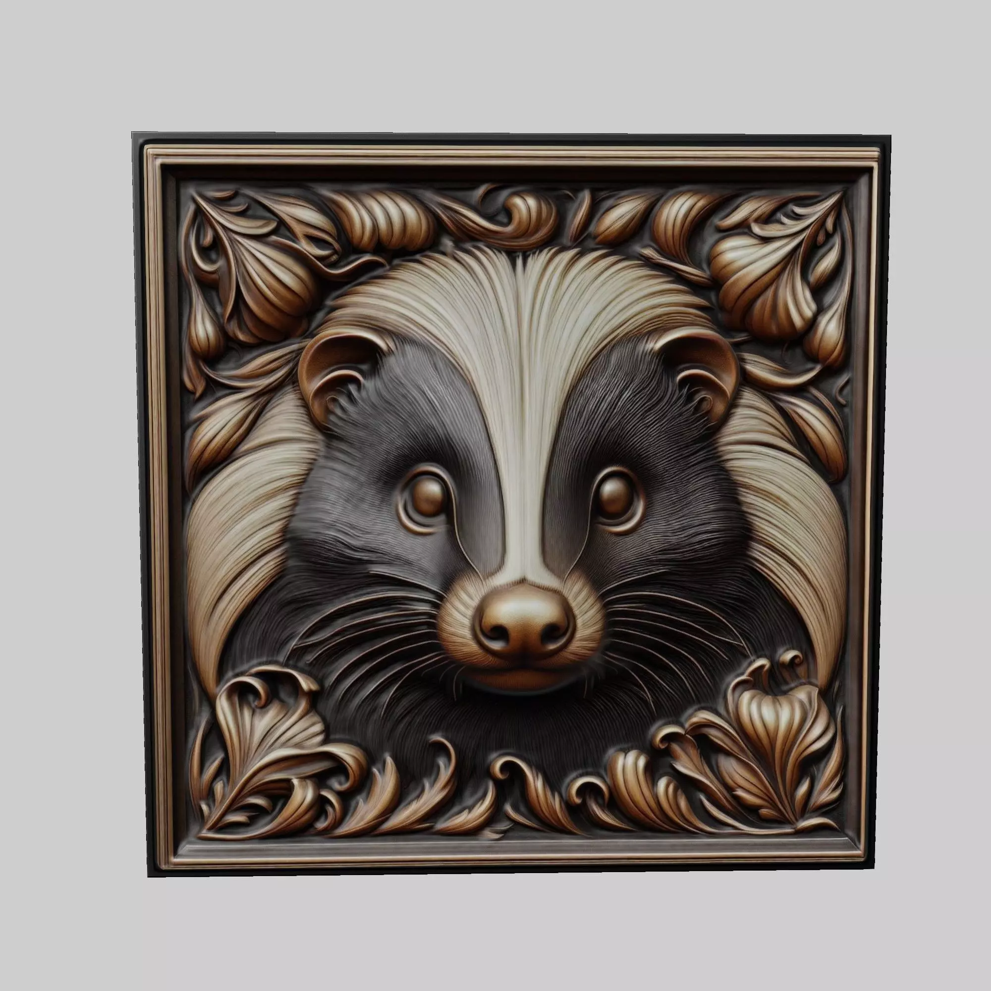 Skunk Animal 3D print model_0