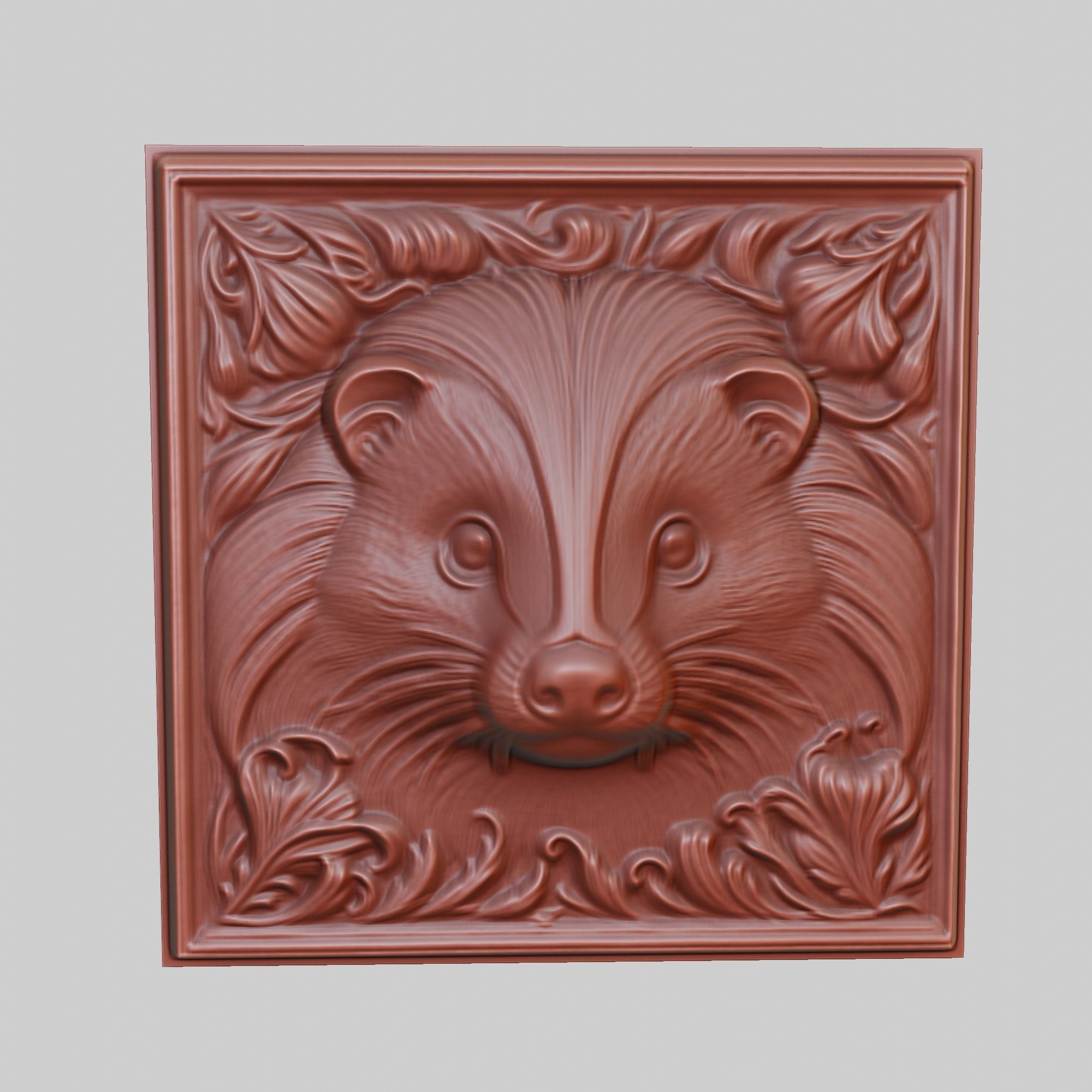 Skunk Animal 3D print model_2